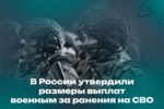 В России утвердили размеры выплат военным за ранения на СВО